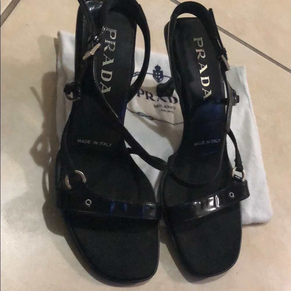 Vintage Prada Strappy Heels